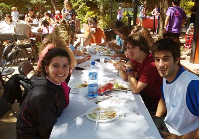 Almuerzo solidario en el Club Esportiu Laietà