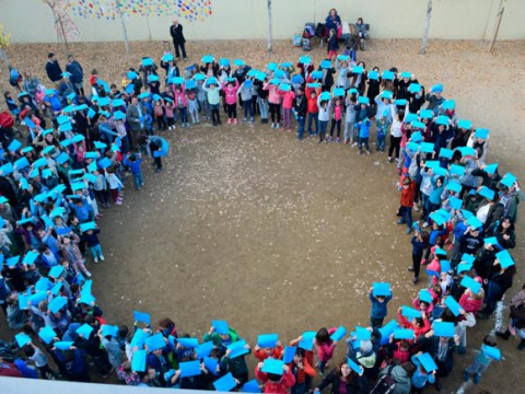 Cercle blau de l'escola Miquel Martí i Pol de Sant Feliu de Llobregat