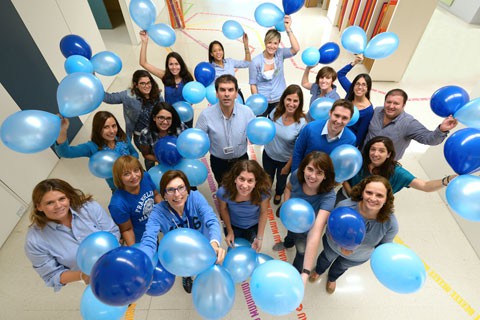 Unidad de Diabetes del Hospital Sant Joan de Déu el día Mundial de la Diabetes