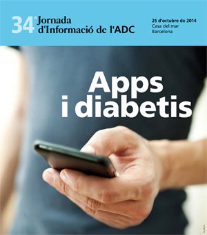 Cartell de la Jornada d'informació de l'ADC 2014: Apps i diabetis