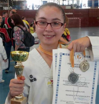 Marta, medalla d'or en taekwondo