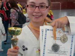 Marta, medalla d'or en taekwondo