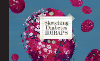 Portada del libro "Sketching Diabetes IDIBAPS"